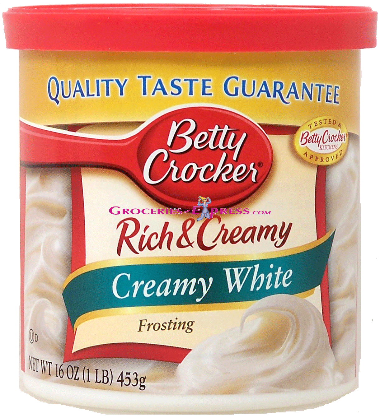 Betty Crocker Rich & Creamy creamy white frosting made with real butter Full-Size Picture